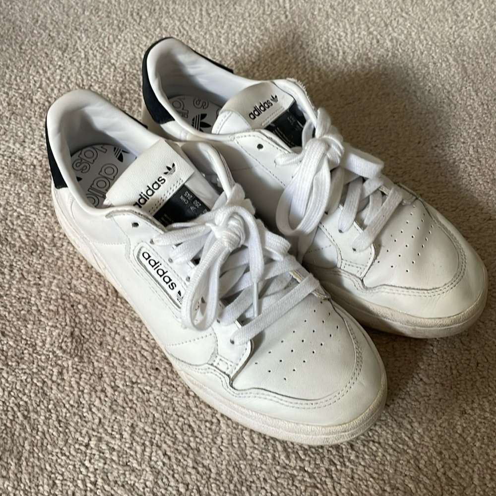 White adidas sneakers